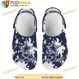 Dallas Cowboys Star Sky Pattern Crocs - Discover Comfort And Style Clog  Shoes With Funny Crocs