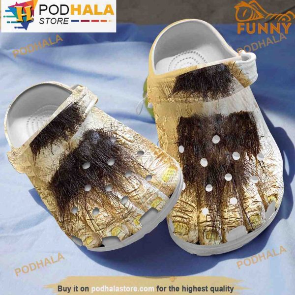 Big Old Harry Feet 3D Crocs, Funny Crocs