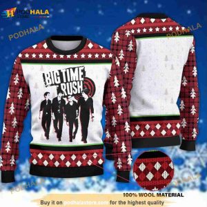 Big Time Rush Forever Tour 2023 3D Funny Ugly Sweater