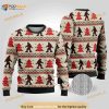 Bigfoot And Pine Tree Christmas Funny Ugly Sweater