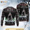 Bigfoot Christmas Funny Ugly Sweater, Bigfoot Lover Xmas Funny Ugly Sweater