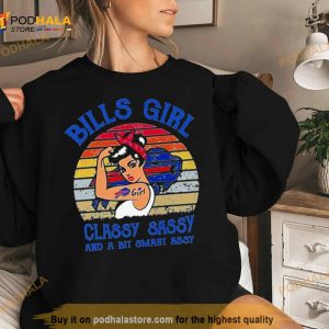 Bills Girl Classy Sassy And A Bit Smart Assy Vintage Shirt 3