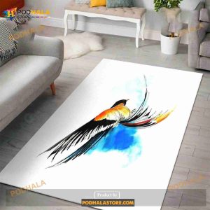 Bird A Moment In The Air Living Room Area Rug Room Decor Floor Decor Home Decor