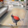 Birds Sturnella Loyca Area Rug Room Rugs Floor Decor Home Decor