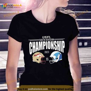 Birmingham Stallions Vs New Orleans Breakers 2023 Usfl South Division Championship Shirt 2
