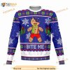 Bite Me Gingerbread Unisex Christmas 3D Ugly Sweater
