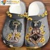 Black Afro King Queen Couple Family Floral 3D Crocs, Funny Crocs