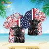 Black Angus Cow Lovers American Flag Hawaiian Shirt, Independence Day Shirt
