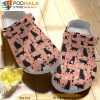 Black Cat And Wine Christmas 3D Crocs, Funny Crocs
