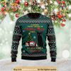 Black Cat Christmas Movie 3D Ugly Meowy Christmas 3D Ugly Sweater