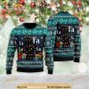 Black Cat Falalala Retro Christmas 3D Ugly Sweater