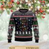 Black Cat Fluffmas Best Xmas Gift 3D Ugly Meowy Christmas 3D Ugly Sweater
