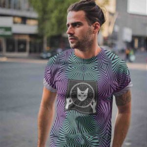 Black Cat Illusion 3D Shirt