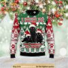 Black Cat Oh Christmas Tree Best Xmas Gifts 3D Ugly Sweater