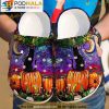 Black Cat Van Gogh 3D Crocs Halloween, Funny Crocs