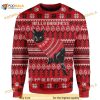 Black Cat Wear Red Christmas Sweater