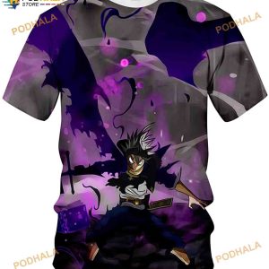 Black Clover Asta Yuno Unisex Graphic Anime 3D Shirt
