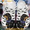 Black Dachshund Puppys Dog 3D Crocs, Funny Crocs