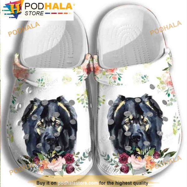 Black Dog Crocs Shoes, Funny Crocs