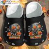 Black Ghost Pumpkins 3D Crocs Halloween, Funny Crocs