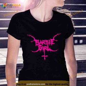 Black Metal Barbie Girl Pink Shirt 2