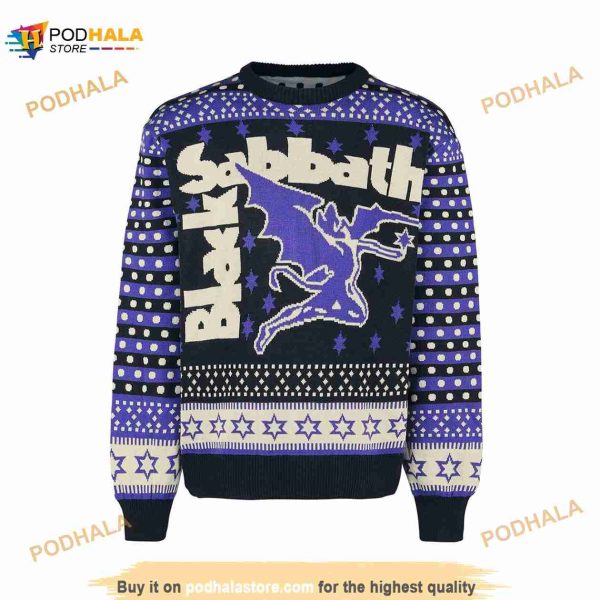 Black Sabbath Band 3D Ugly Sweater Xmas Gift