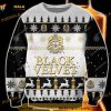 Black Velvet Whiskey 3D Christmas Ugly Sweater, Black Velvet Xmas