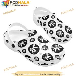 Black Weed 3D Crocs, Funny Crocs
