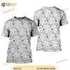 Black White Mickey Mouse Head Logo Pattern 3D Shirt