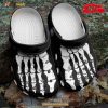 Black White Skeleton Foot For Man And Women Crocs Classic Clog Shoes