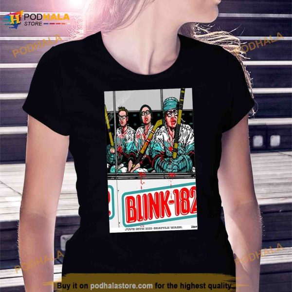 Blink 182 2023 Climate Pledge Arena Tour Shirt