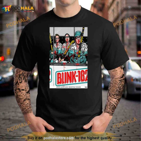 Blink 182 2023 Climate Pledge Arena Tour Shirt