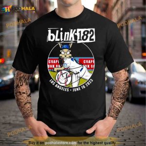 Blink 182 Merch Los Angeles World Tour 2023 2024 Shirt 3