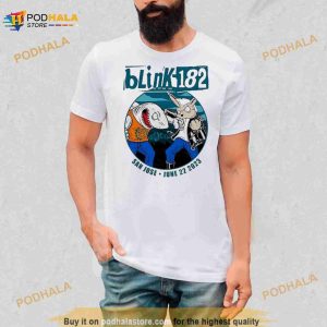 Blink 182 San Jose June 22 2023 Tour T Shirt 2