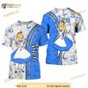 Blue Alice In Wonderland Cross Comic Book Patterns Disney 3D Shirt