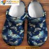 Blue Butterfly 3D Crocs, Funny Crocs