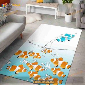 Blue Clown Jump Area Rug Room Decor Floor Decor Home Decor
