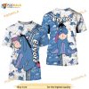 Blue Eeyore Donkey Cross Comic Book Patterns Disney Unisex 3D Shirt