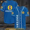 Blue Foster's Lager 3D Baseball Jersey