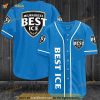 Blue Milwaukee's Best Ice 3D Baseball Jersey