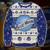 Blue Moon Print Christmas 3D Ugly Sweater