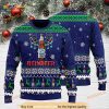 Blue Moon Reinbeer Christmas 3D Ugly Sweater