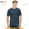 Blue Sky Galaxy Stars Space Abstract Clouds Men's 3D Shirt
