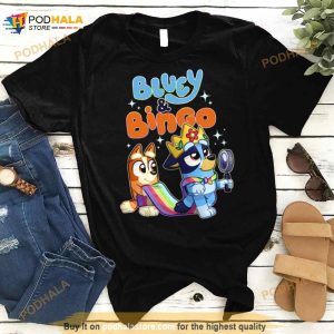 Bluey And Bingo Hanging Out Shirt 3