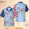 Bluey And Bingo Hawaiian Shirt, Bluey Family Shirt, Independence Day