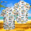 Bluey Family 3D Hawaiian Shirt, Blueydad Hawaiian Shirt, Bluey And Bingo Tropical Shirt
