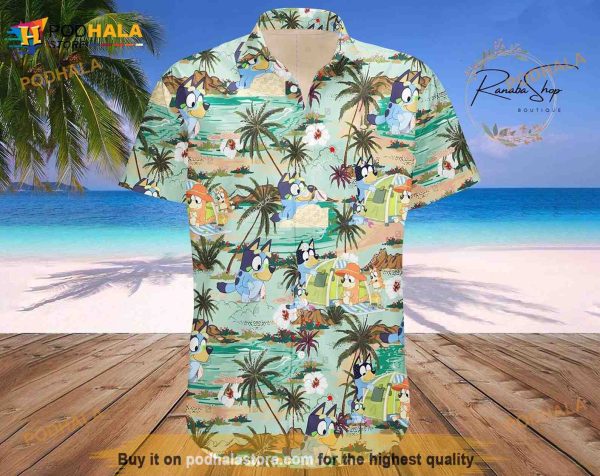 Blueydad Family Goes To The Beach Hawaiian Shirt