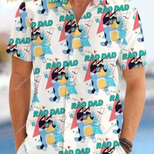Blueydad Rad Dad Shirt, Blueydad Hawaiian Shirt, Kid Rad Dad Hawaiian Shirt, Blueydad Tv Show