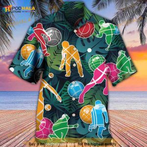 Bocce Ball Tropical Colorful Ball Games Hawaiian Shirt, Bocce Lover Shirt