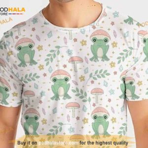Boho Mushroom Froggy 3D Shirt
